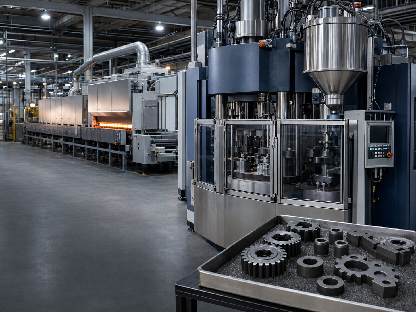 Powder metallurgy machinery and production equipment